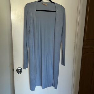 Philosophy long blue sweater size Large